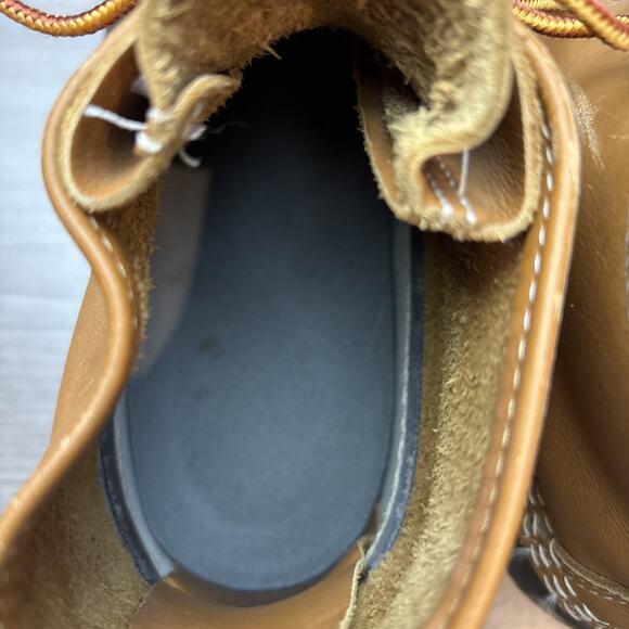 L.L. Bean Boots 6" Brown Size 10M Leather and Rubber - Picture 4 of 16